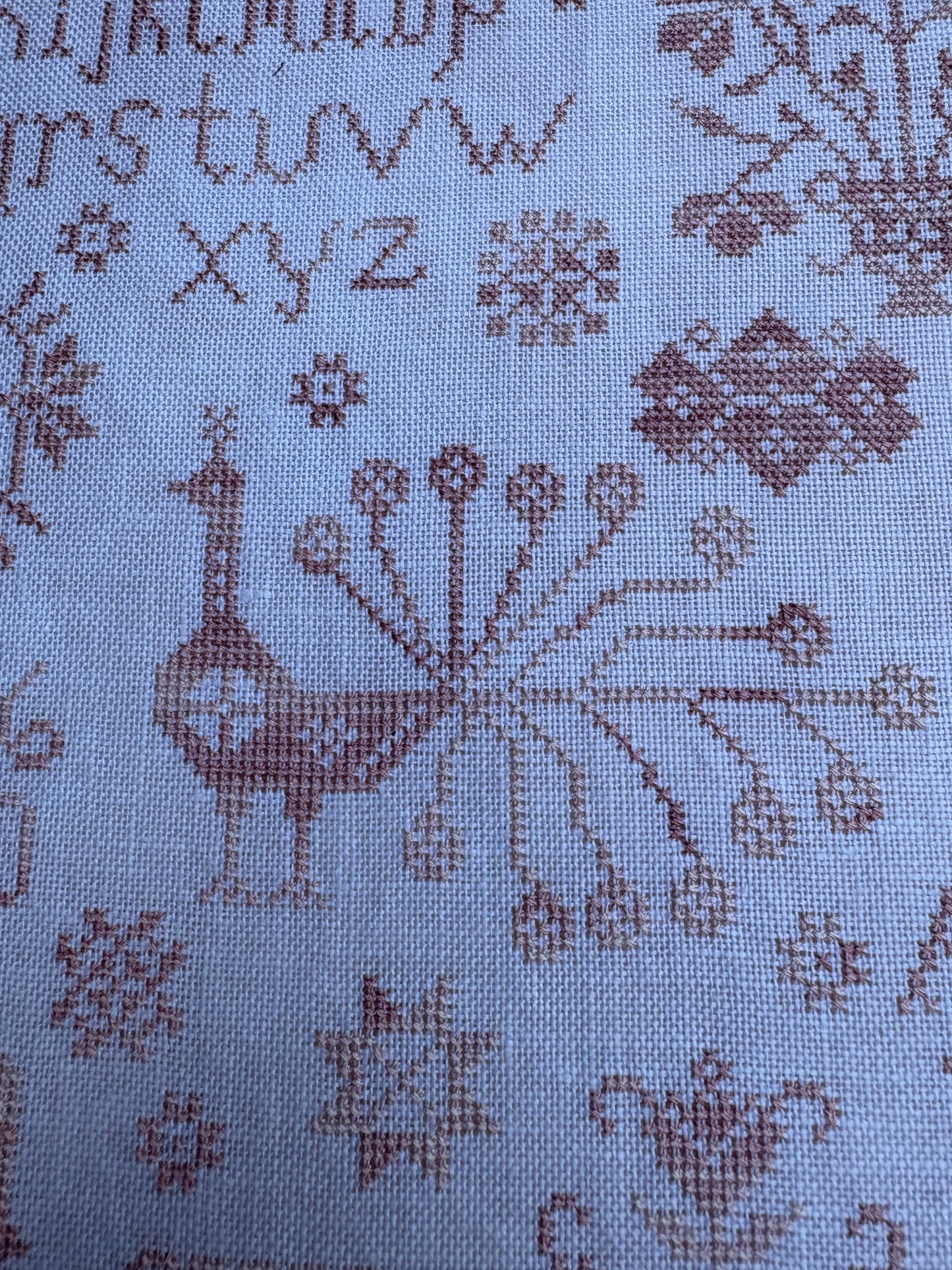 Pink Peacock Sampler PDF