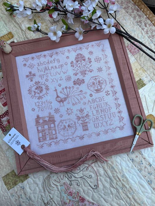 Pink Peacock Sampler PDF